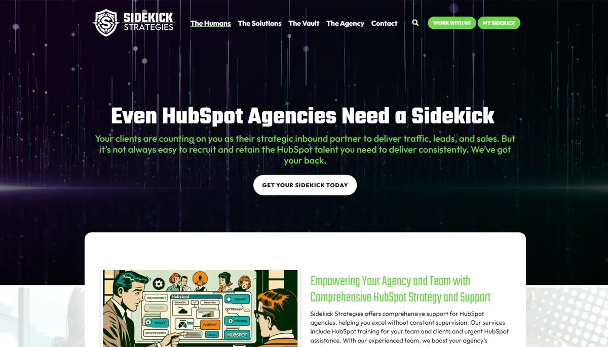 Sidekick Interactive Montreal E Commerce Development Agency Agency - Mobile City Illustrations for Desktop